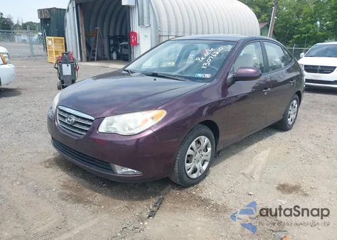 2009 Hyundai Elantra Gls z USA, uszkodzony, nr VIN KMHDU46D09U788822